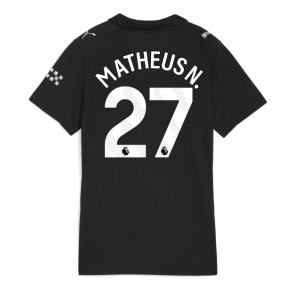Manchester City Matheus Nunes #27 Dámské Venkovní Dres 2025-26 Krátký Rukáv